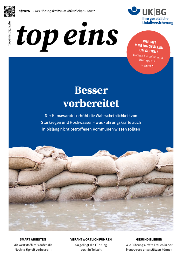 Cover topeins - DAS Magazin für Führungskräfte, Ausgabe 01/2026