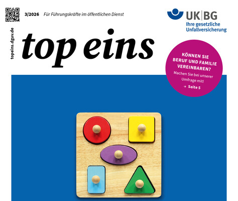 Cover Führungskräftemagazin topeins Ausgabe 03/2026