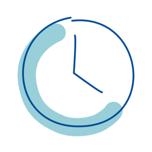Illustration einer Uhr