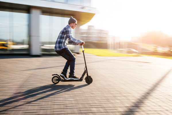 E-Scooterfahrer 