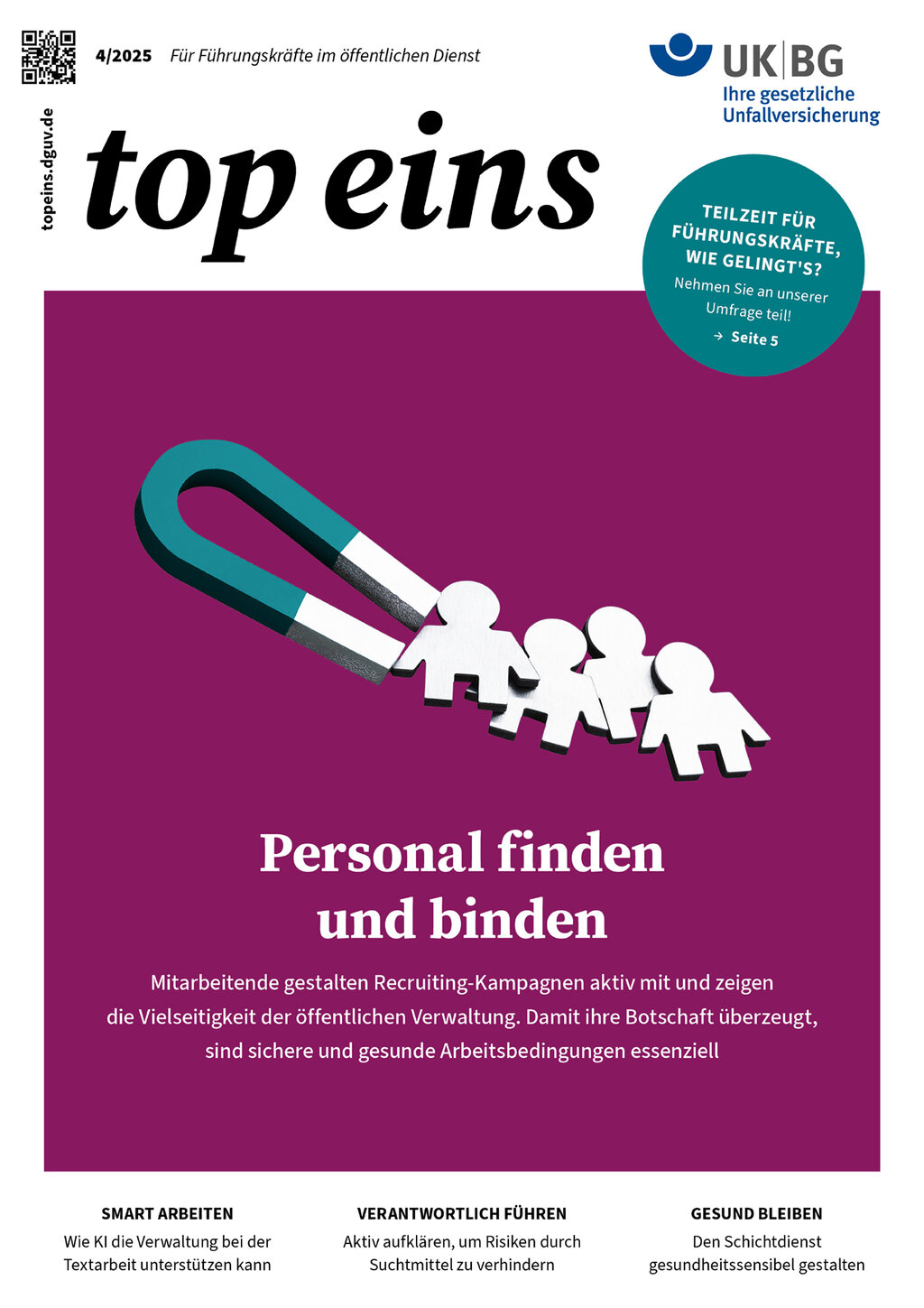 Titelblatt des Führungsräfte-Magazins